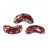 Les perles par Puca® Arcos kralen Opaque coral red new picasso 93200/65400